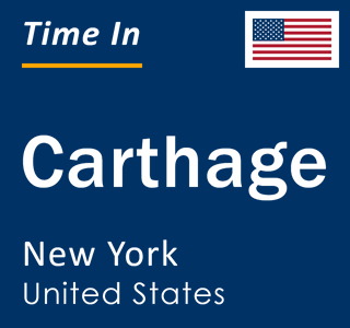 Current local time in Carthage, New York, United States