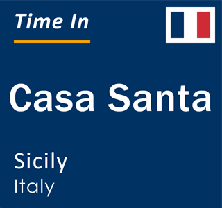 Current local time in Casa Santa, Sicily, Italy