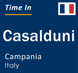 Current local time in Casalduni, Campania, Italy