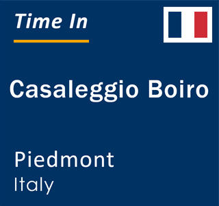 Current local time in Casaleggio Boiro, Piedmont, Italy