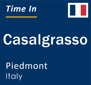 Current local time in Casalgrasso, Piedmont, Italy