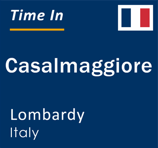 Current local time in Casalmaggiore, Lombardy, Italy