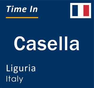 Current local time in Casella, Liguria, Italy