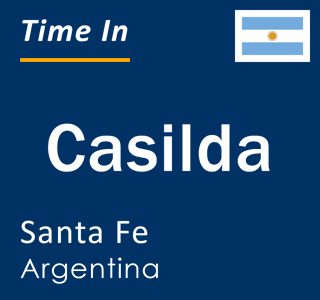 Current local time in Casilda, Santa Fe, Argentina