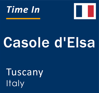 Current local time in Casole d'Elsa, Tuscany, Italy