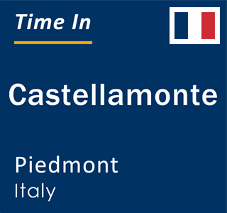 Current local time in Castellamonte, Piedmont, Italy