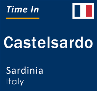 Current local time in Castelsardo, Sardinia, Italy