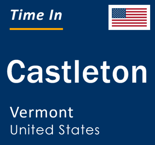 Current local time in Castleton, Vermont, United States