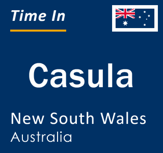 Current local time in Casula, New South Wales, Australia