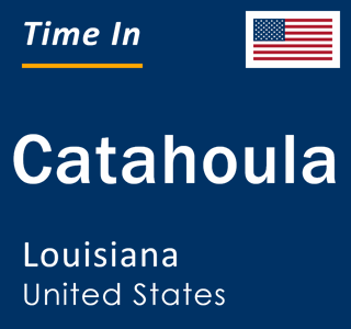 Current local time in Catahoula, Louisiana, United States