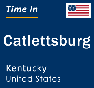 Current local time in Catlettsburg, Kentucky, United States