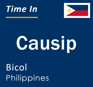 Current local time in Causip, Bicol, Philippines