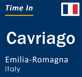 Current local time in Cavriago, Emilia-Romagna, Italy