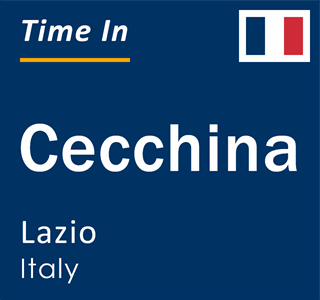 Current local time in Cecchina, Lazio, Italy