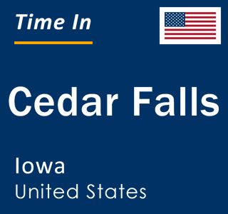 Current time in Cedar Falls, Iowa, United States