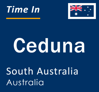 Current local time in Ceduna, South Australia, Australia