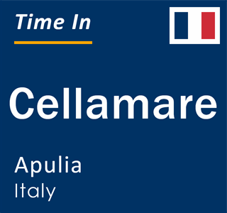 Current local time in Cellamare, Apulia, Italy