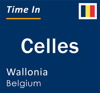 Current local time in Celles, Wallonia, Belgium