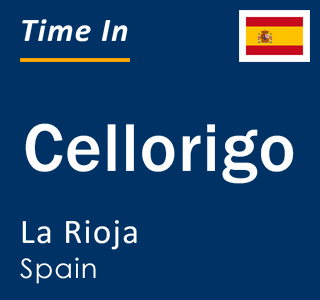 Current local time in Cellorigo, La Rioja, Spain