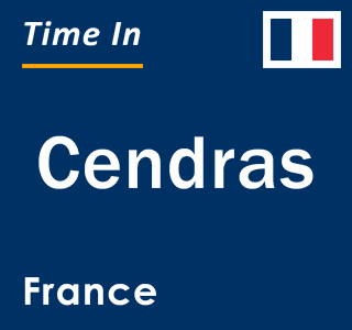 Current local time in Cendras, France