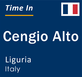 Current local time in Cengio Alto, Liguria, Italy