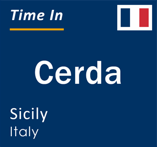 Current local time in Cerda, Sicily, Italy