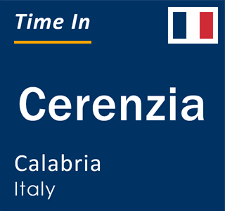 Current local time in Cerenzia, Calabria, Italy