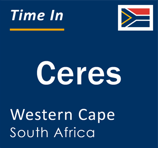 Current local time in Ceres, Western Cape, South Africa
