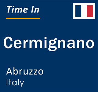 Current local time in Cermignano, Abruzzo, Italy