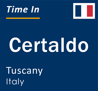 Current local time in Certaldo, Tuscany, Italy