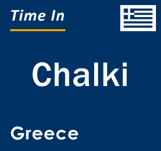 Current local time in Chalki, Greece