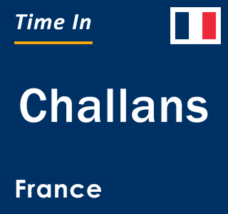 Current local time in Challans, France