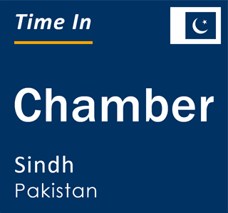 Current local time in Chamber, Sindh, Pakistan