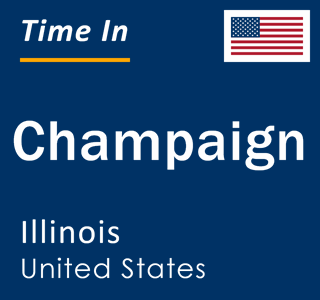 Current local time in Champaign, Illinois, United States
