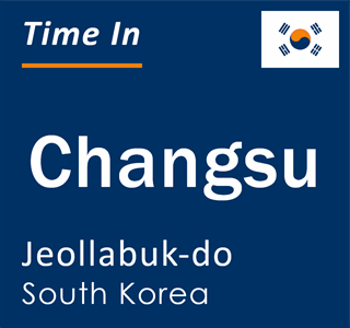 Current local time in Changsu, Jeollabuk-do, South Korea