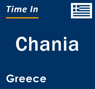 Current local time in Chania, Greece