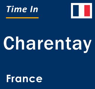 Current local time in Charentay, France