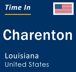 Current local time in Charenton, Louisiana, United States