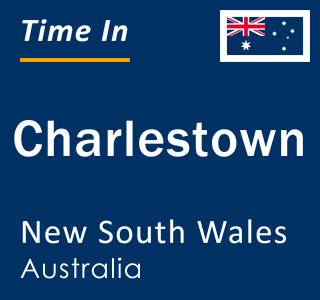 Current local time in Charlestown, New South Wales, Australia
