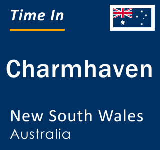 Current local time in Charmhaven, New South Wales, Australia