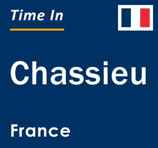 Current local time in Chassieu, France