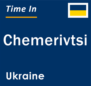 Current local time in Chemerivtsi, Ukraine