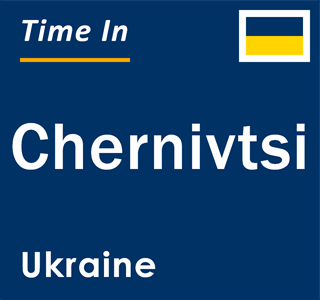 Current local time in Chernivtsi, Ukraine