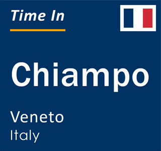 Current local time in Chiampo, Veneto, Italy