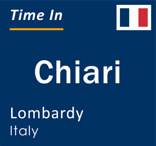 Current local time in Chiari, Lombardy, Italy