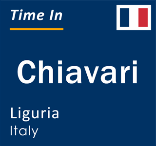 Current local time in Chiavari, Liguria, Italy