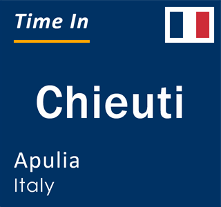 Current local time in Chieuti, Apulia, Italy