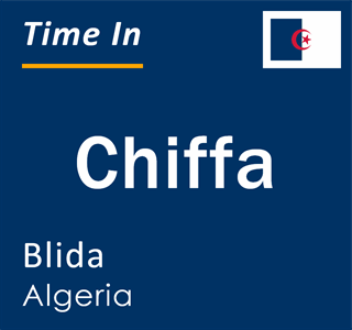 Current local time in Chiffa, Blida, Algeria
