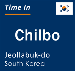 Current time in Chilbo, Jeollabuk-do, South Korea