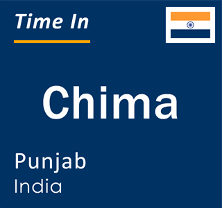 Current local time in Chima, Punjab, India